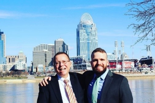 Photo of Grant Hogan and his husband
