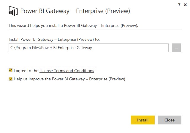 Power BI preview