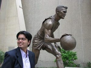 Image of Varun as a student