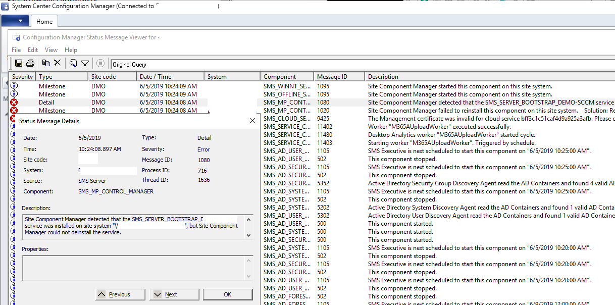 Screenshot of CompMon.log needs reinstall.