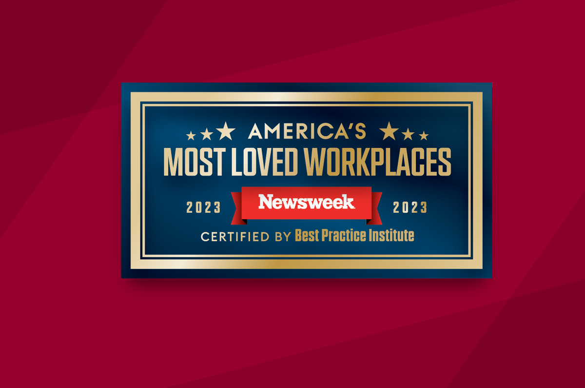 Graphic of Newsweek America's most loved workplaces