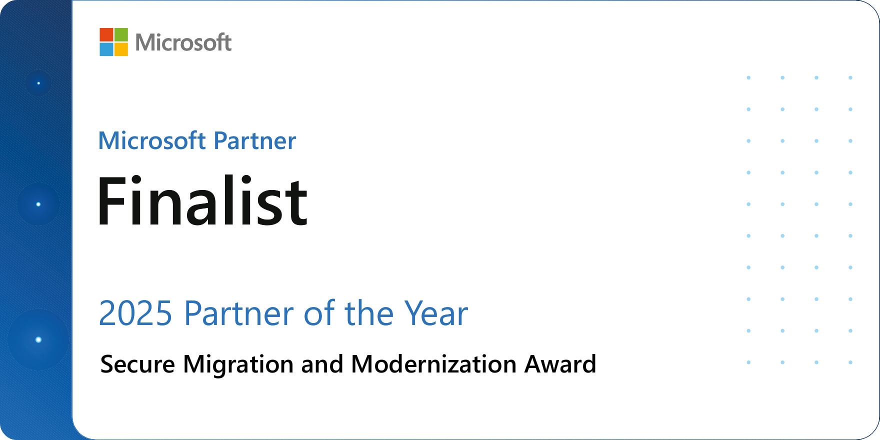 2025 Microsoft Finalist Award