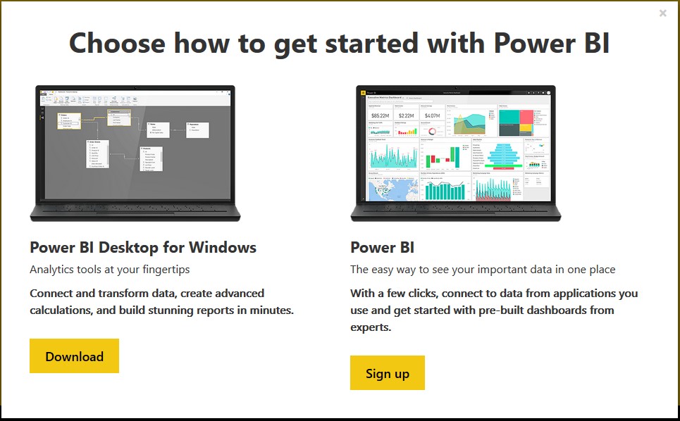 How to get started with power BI