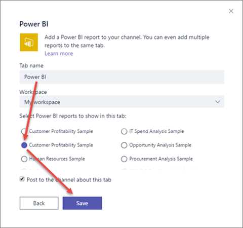 Power BI how to save