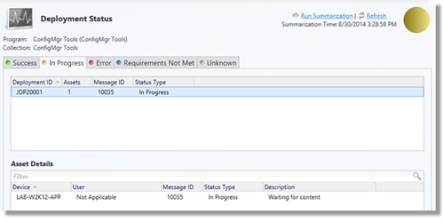 SCCM Troubleshooting 101 3 Deployment Status