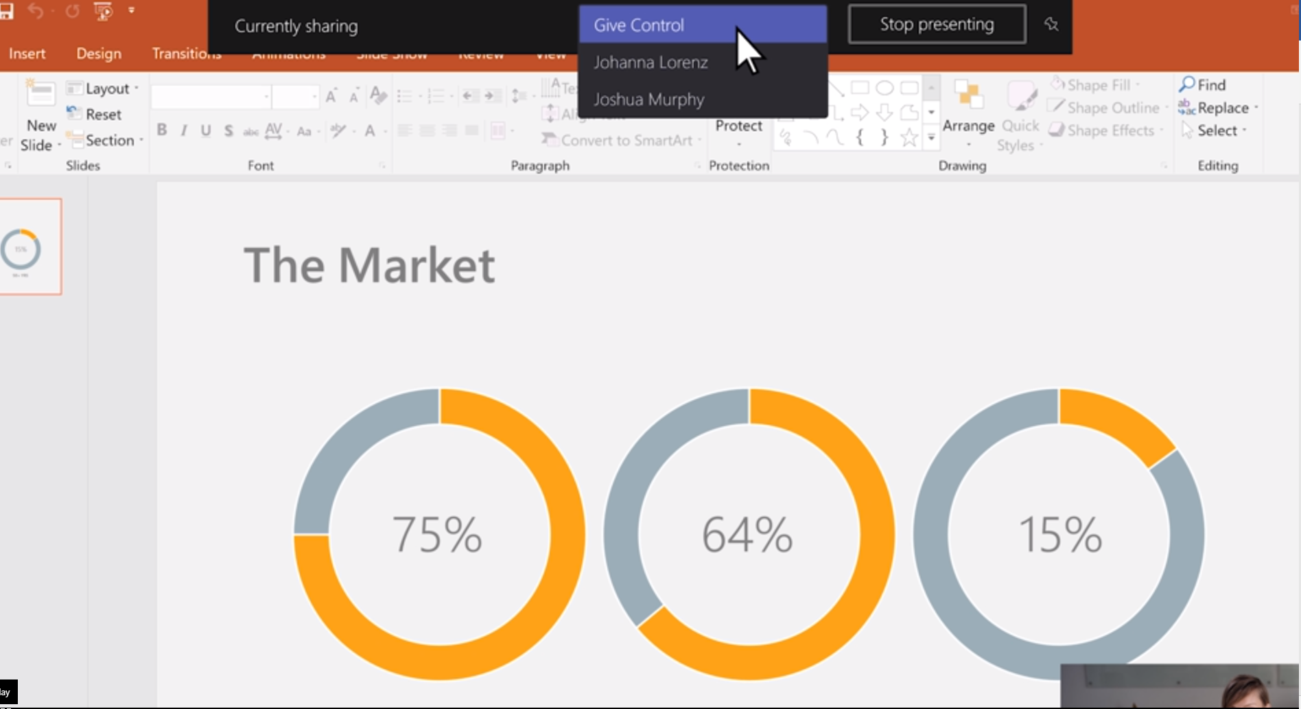 How to give control of your screen during a Microsoft Teams meeting