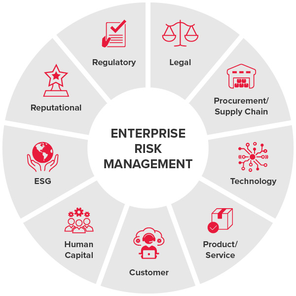 Enterprise risk management graphic