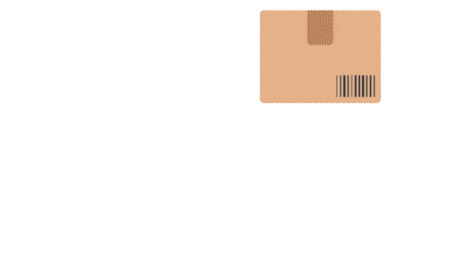 GIF illustration of a barcode scan.