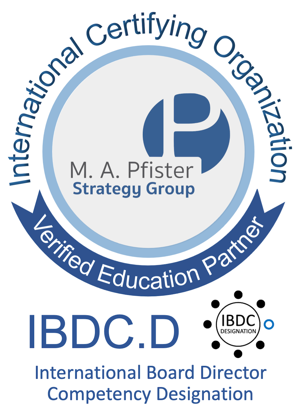 International Certifying Organization Verified Education Partner Seal