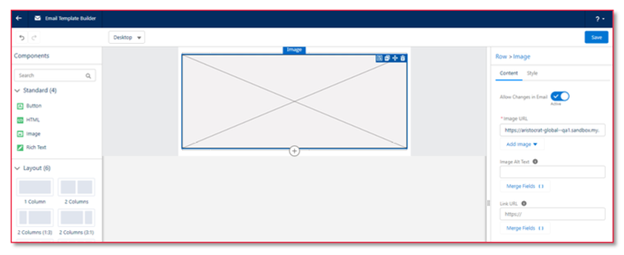How to add rich text in email editor for Pardot Lightening
