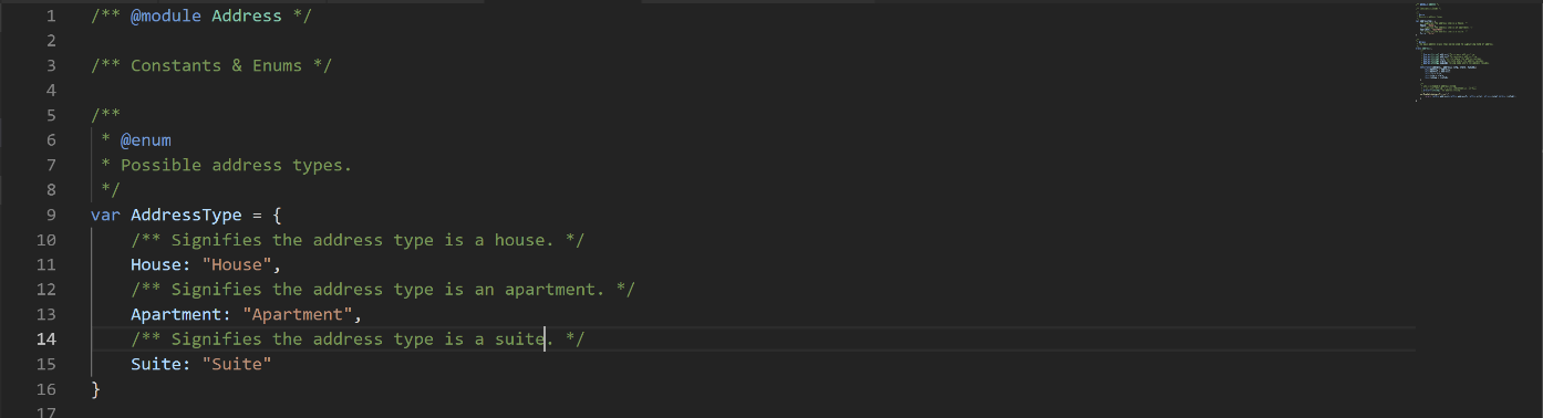 html code screenshot