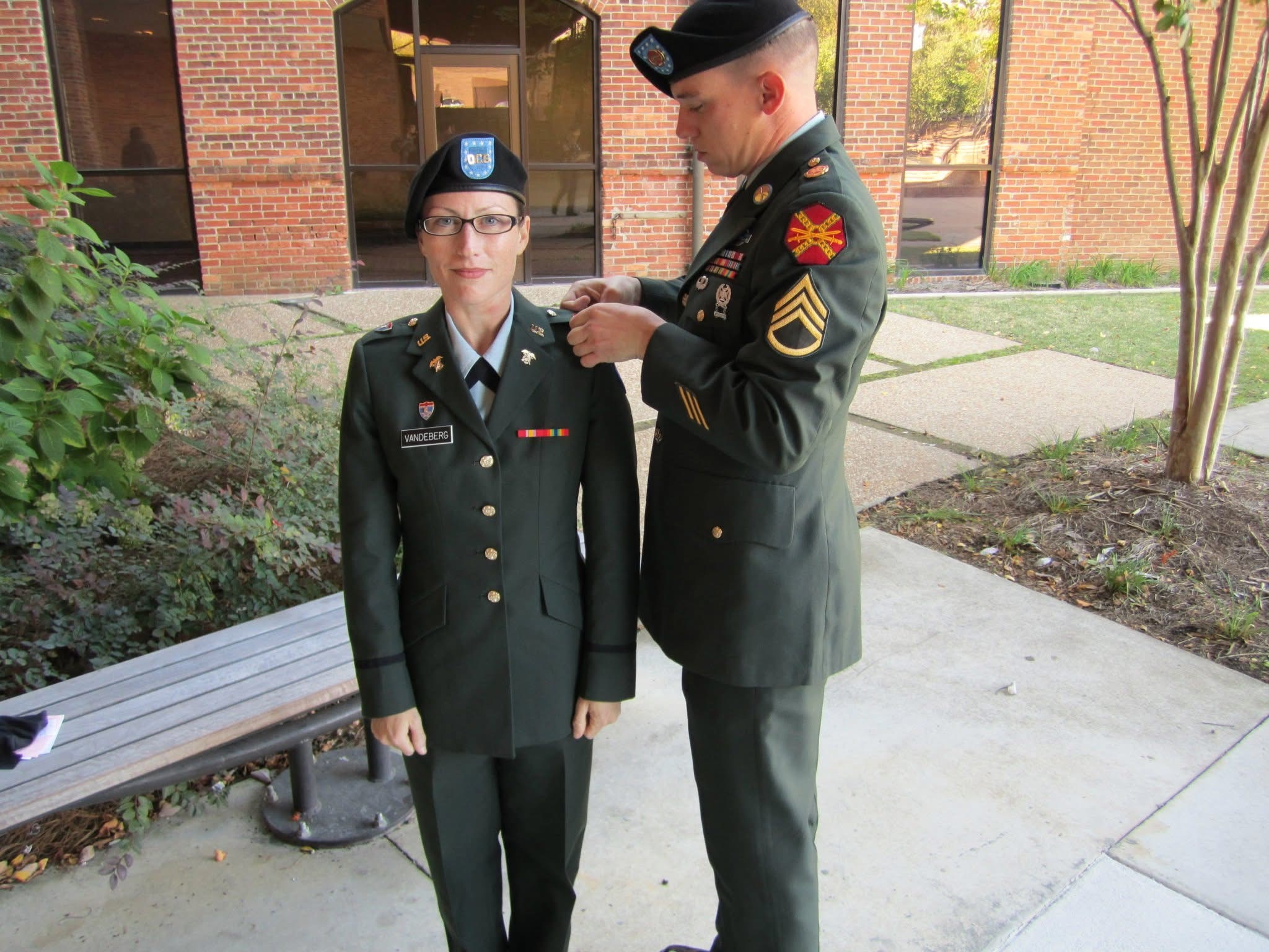 U.S. Army first lieutenant Brigitte VanDenberg
