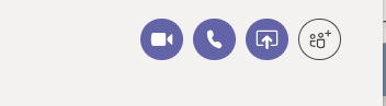 Call options within Microsoft Teams