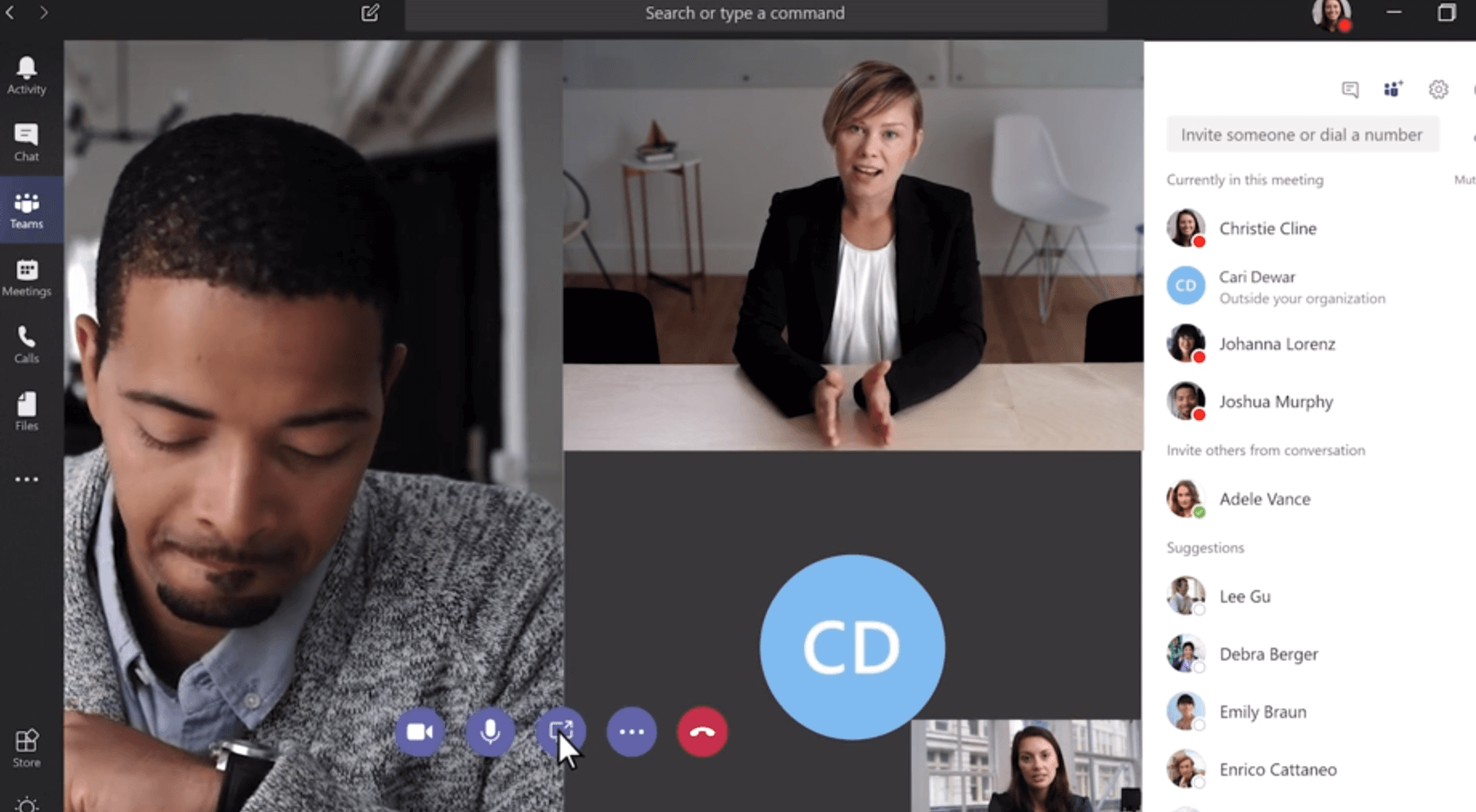 How to share and control screen during a Microsoft Teams meeting