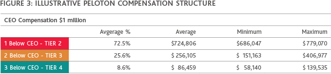 Chart of Illustrative Peloton Compensation Structure