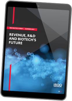BDO Biotech Briefing Summer 2021 Tablet