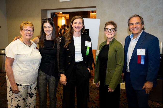 Baker (far left) at PACE’s annual Inclusive Voices event.