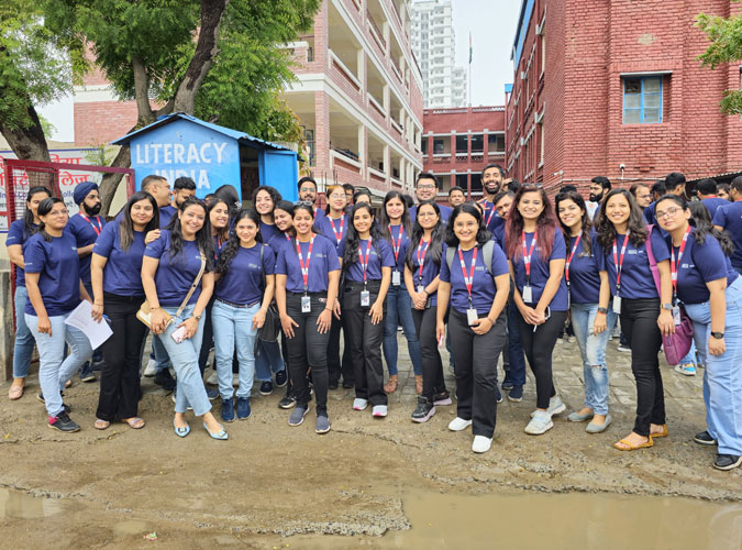 BDO RISE literacy India visit.
