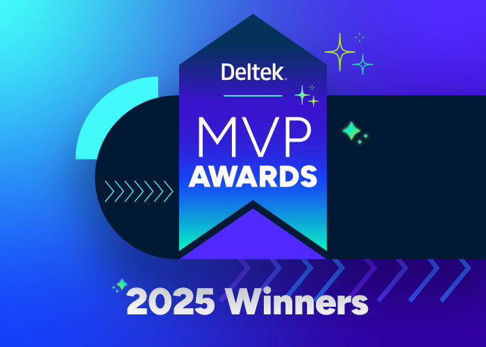 Deltek 2025 MVP award winner badge
