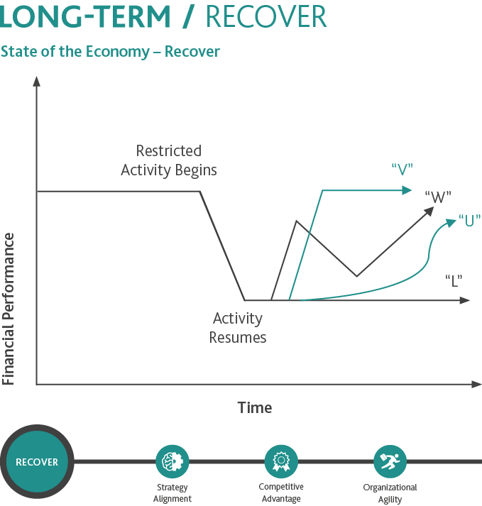 Graphic of the Long-Term/Recover stage