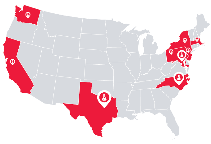 Biotech regional hubs