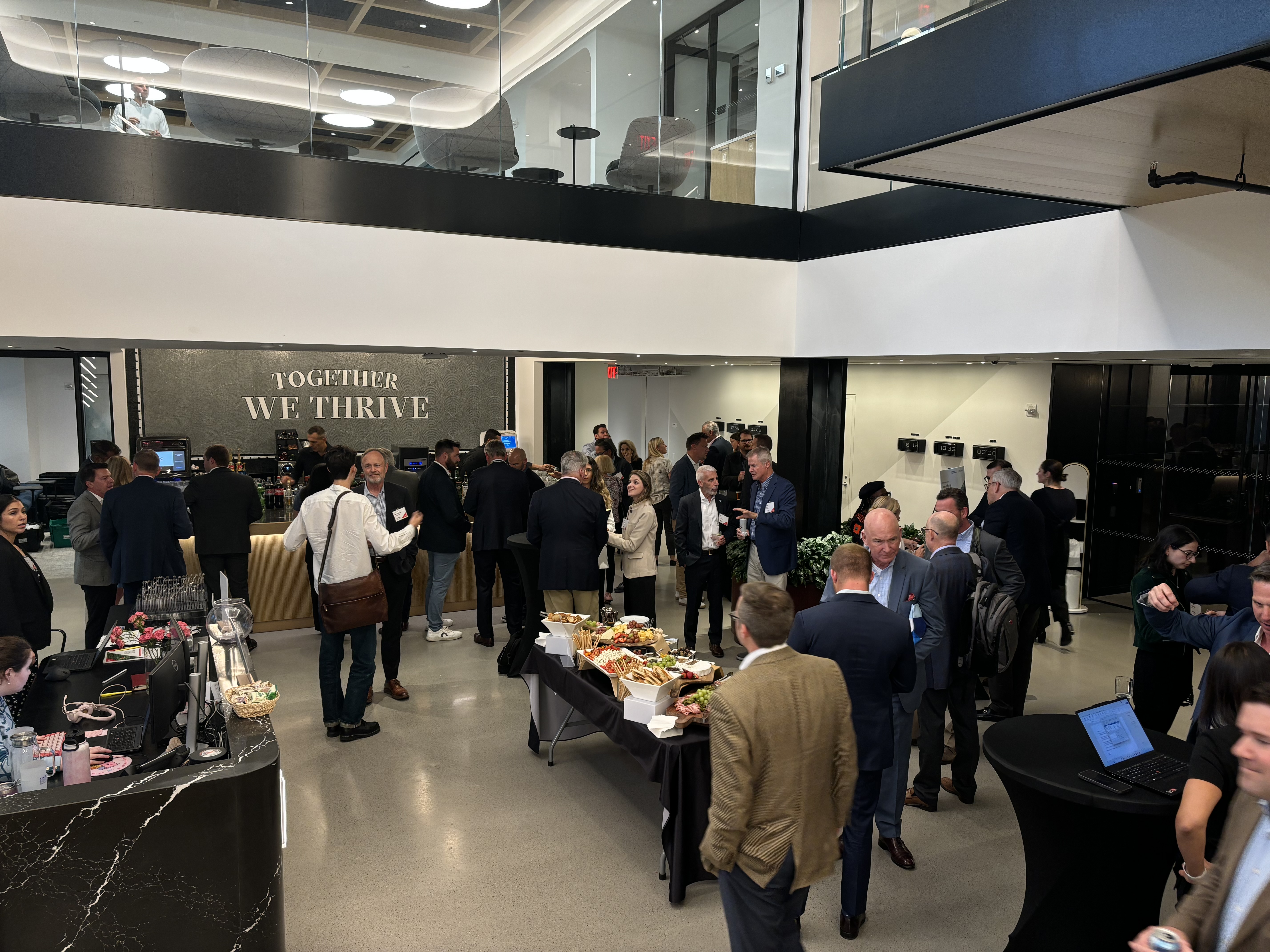 Image of a networking event during the 2024 Climate Week event