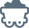 Coal car icon