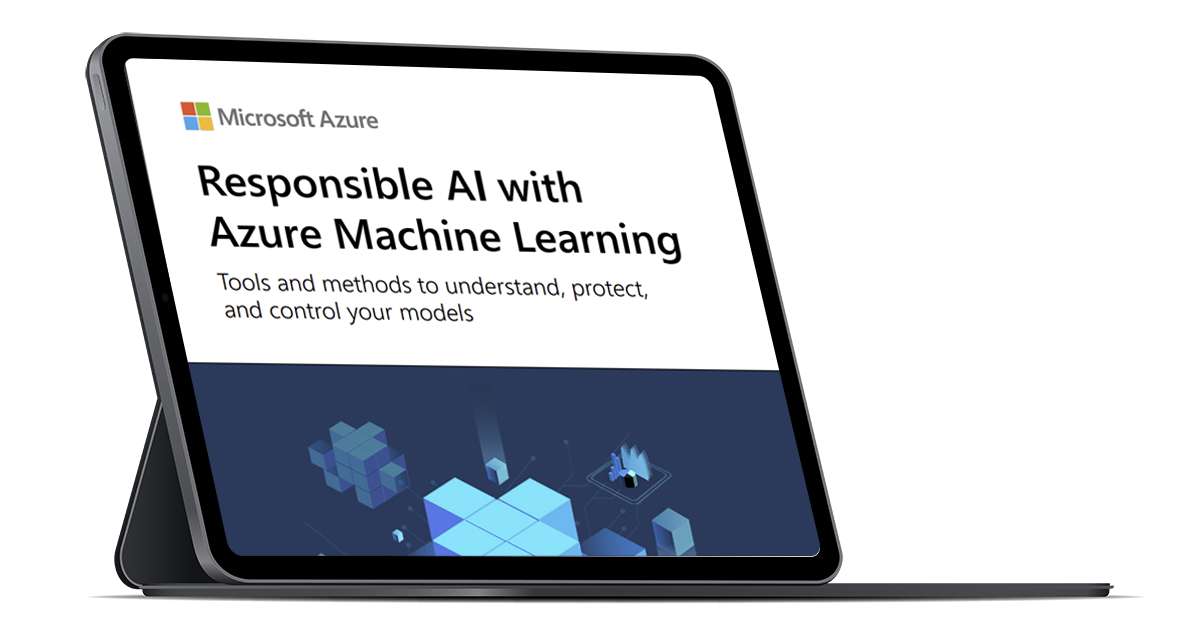 Responsible AI download sample on tablet