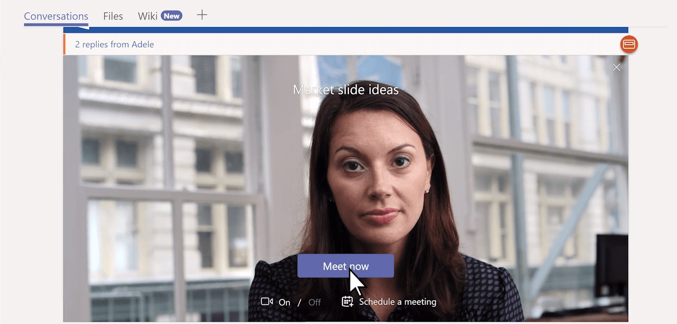 How to Meet Now in Microsoft Teams
