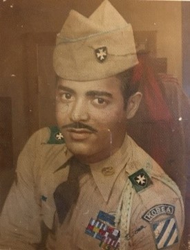 Jose's father in his military uniform